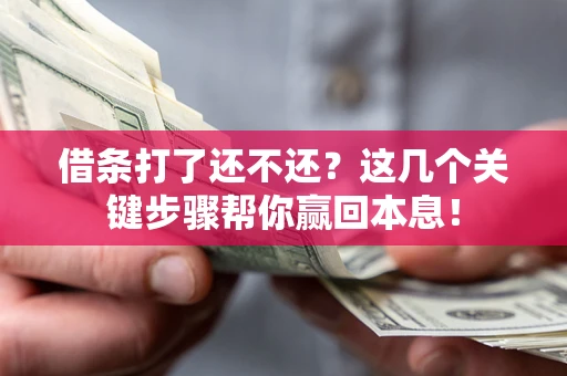 北京借条打了还不还？这几个关键步骤帮你赢回本息！