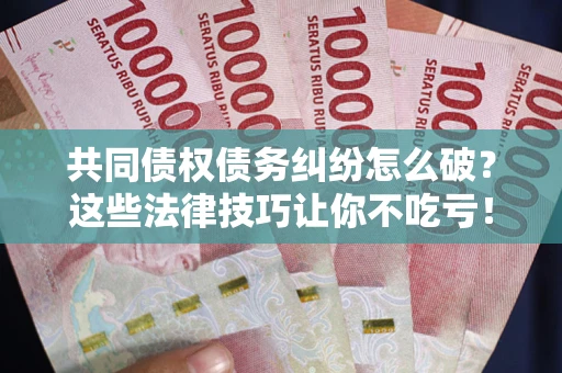 北京共同债权债务纠纷怎么破？这些法律技巧让你不吃亏！