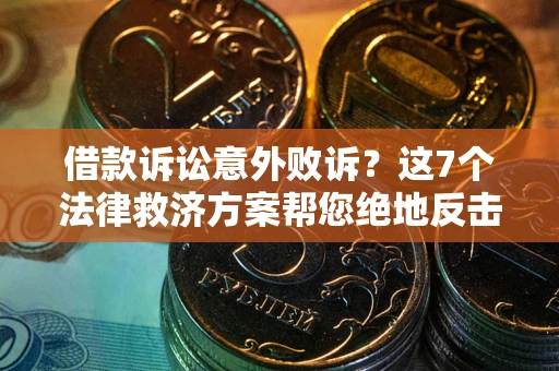 北京借款诉讼意外败诉？这7个法律救济方案帮您绝地反击！