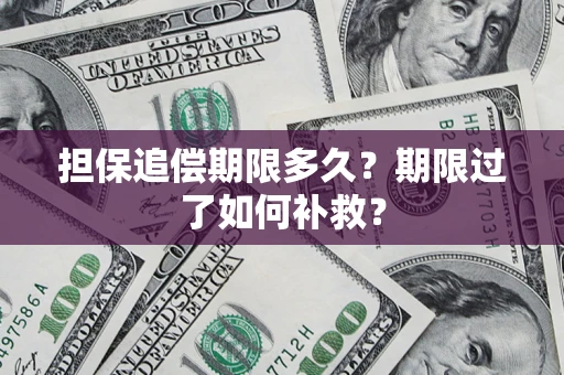 北京担保追偿期限多久？期限过了如何补救？