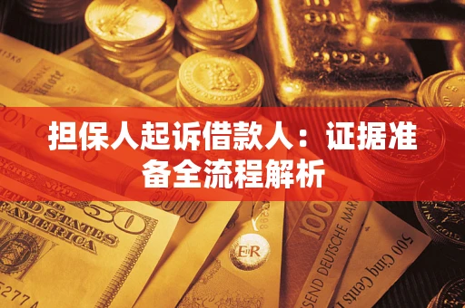 北京担保人起诉借款人：证据准备全流程解析