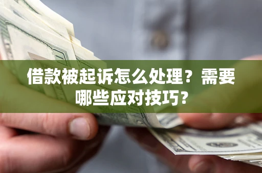 北京借款被起诉怎么处理？需要哪些应对技巧？